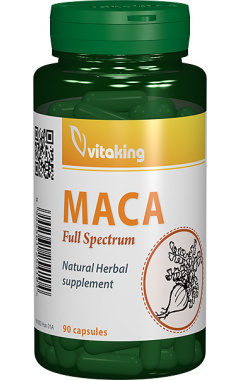 Maca 500 mg Vitaking – 90 capsule driedfruits.ro/ Capsule si comprimate